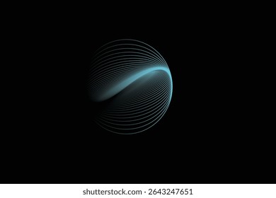 abstrato onda partícula listing absert céu cor e vetor ilustração design 