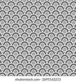 padrão de onda abstrato, ilustração de vetor preto e branco