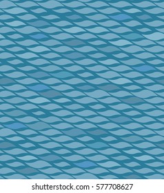 Abstract wave pattern, blue