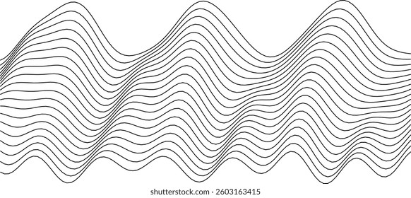 Abstract wave pattern design for modern backgrounds and textures.