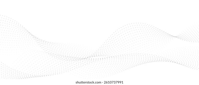 Abstract wave pattern with multiple curved lines