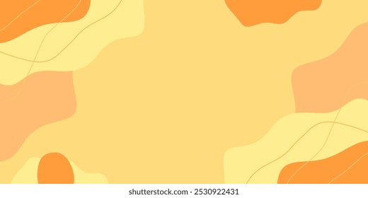 Abstract wave pattern orange background. design for banner, poster, greeting card, social media.