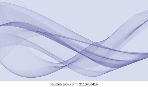 Abstract wave pattern in purple color. Veil in the form of a wave.