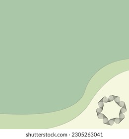 Abstract Wave Pattern For Social Media Template Design