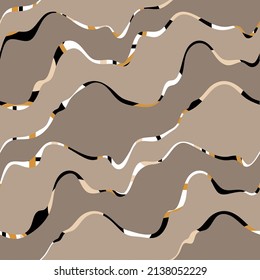 Abstract wave pattern. Vector Illustration.