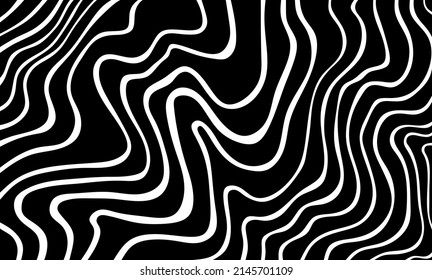 Abstract wave pattern. Vector Illustration.