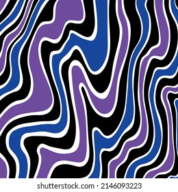 Abstract wave pattern. Vector Illustration.