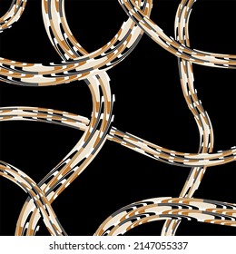 Abstract wave pattern. Vector Illustration.