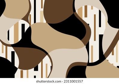 Abstract wave pattern. Vector Illustration