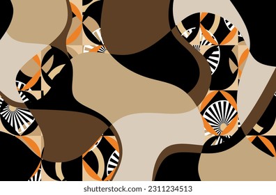 Abstract wave pattern. Vector Illustration
