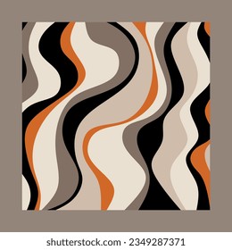 Abstract wave pattern. Vector Illustration