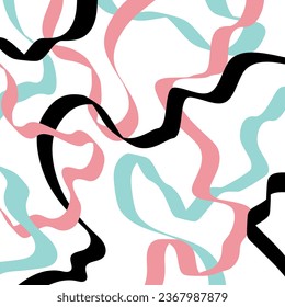 Abstract wave pattern. Vector Illustration.