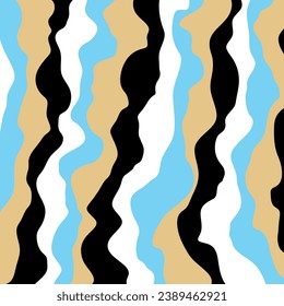 Abstract wave pattern. Vector Illustration