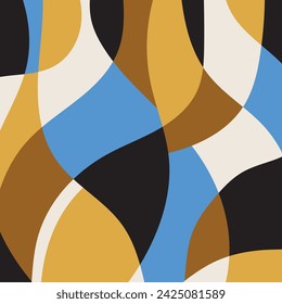 Abstract wave pattern. Vector Illustration.