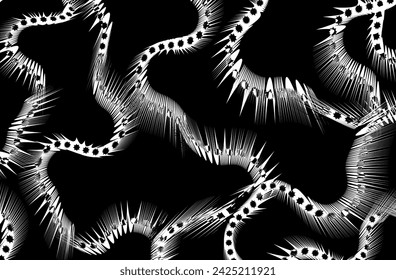 Abstract wave pattern. Vector Illustration.