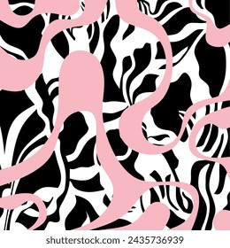 Abstract wave pattern. Vector Illustration.