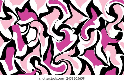 Abstract wave pattern. Vector Illustration.