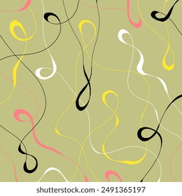 Abstract wave pattern. Vector Illustration.