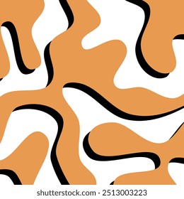 Abstract wave pattern. Vector Illustration.