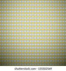 Abstract wave pattern wallpaper with dots. Vector illustration for retro design. Green and black light warm colors. Seamless spots, ovals and curves background.