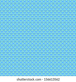 Abstract wave pattern wallpaper. Vector illustration for aqua design. Blue and green bright colors. Seamless background. Endless texture can be used for fills, web page background, surface.