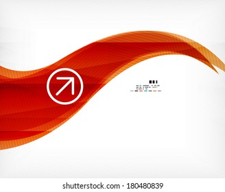 Abstract wave poster