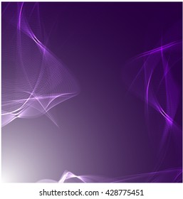 Abstract wave purple