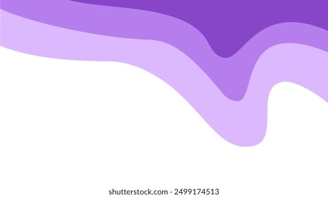 Abstract wave purple Background. purple background. abstract purple color wallpaper for desktop. Abstract curvy purple background.	
