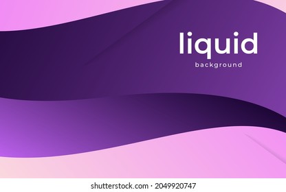 abstract wave purple and pink gradient shape background.