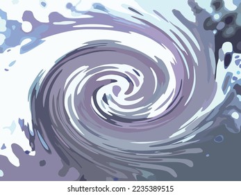 Abstract wave in purple-blue tonality for backgrounds or textures. Natural swirl blurry backdrop for fabric, covers, wallpaper, fashion trends, business or ecological concepts, textiles, posters, etc.