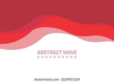 abstract wave red background or wallpaper