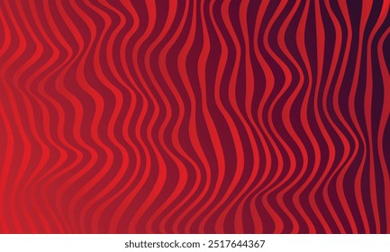Fundo abstrato da linha da chama vermelha da onda. Design futurista. Padrão de elemento geométrico.