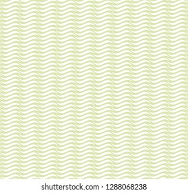 abstract wave retro light green repeating pattern
