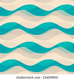 abstract wave seamless pattern