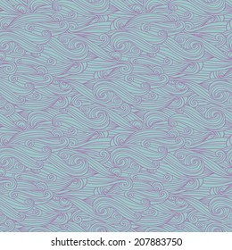 Abstract wave seamless pattern. Can be used for wallpaper, pattern fills, web page background.