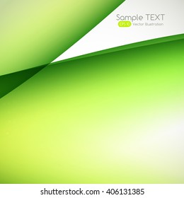 Abstract Wave Set on White Background. Vector Illustration. EPS10
