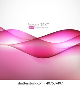 Abstract Wave Set on White Background. Vector Illustration. EPS10