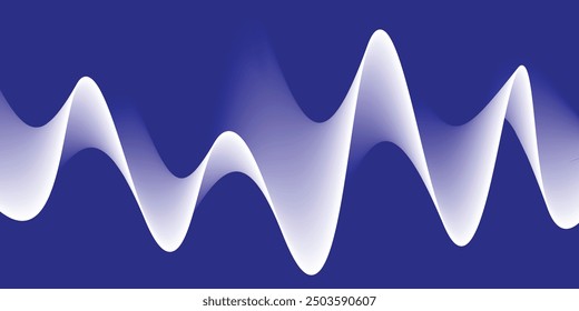Abstract wave shape background banner design. Modern concept vector illustration