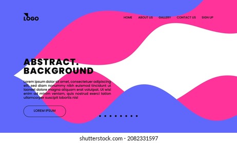 fondo de forma de onda abstracta para la página principal. Ilustración vectorial EPS10 .