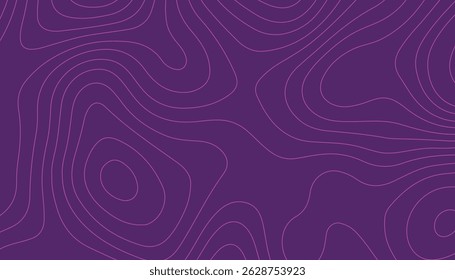 Abstract wave shape paper cut, purple color. Abstract purple wave paper cut layer background. Colorful topography contour lines on blue background.

