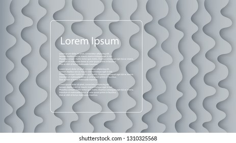 Abstract Wave Shapes Trendy Gradients. Geometric Background Design Composition For Flyer, Banner, Magazine, Brochure, Website, Cover, Poster, Mobile App. Vector Illustration, Eps 10.