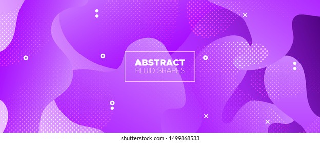 Abstract Wave Shapes. Vivid Gradient Brochure. Bright Vector Illustration. Digital Template. Abstract Fluid Pattern. Gradient Poster. Neon Graphic Movement. Futuristic Motion. Minimal Brochure.