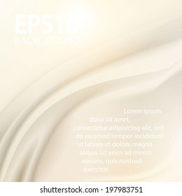 Abstract wave soft background. Vector illustration
