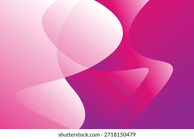 Abstract wave soft light and dark purple pink gradient background design template