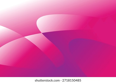 Abstract wave soft light and dark purple pink gradient background design template