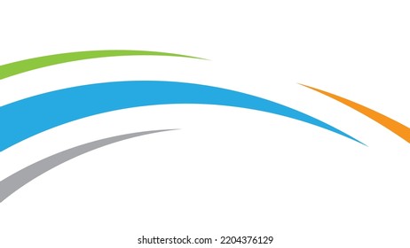 abstract wave spalsh swoosh logo