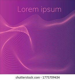 abstract Wave Stripe Background - simple texture for your design.