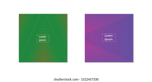 Abstract Wave Striped Background. Geometric Templates