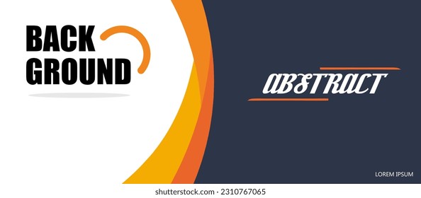 Abstract wave style background design. Background with creative waves for banners.