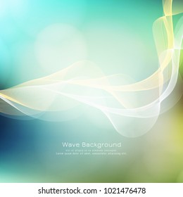Abstract wave style colorful stylish background